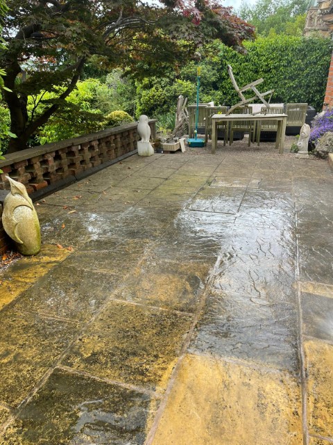 Patio, before jetwash